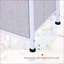 Rangement horizontal à 5 tiroirs avec bacs en tissu, structure en acier gris ardoise | Minimaliste | Chambre à coucher