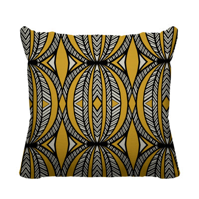 Coussin décoratif intérieur / extérieur Kiva Abstract Tribal