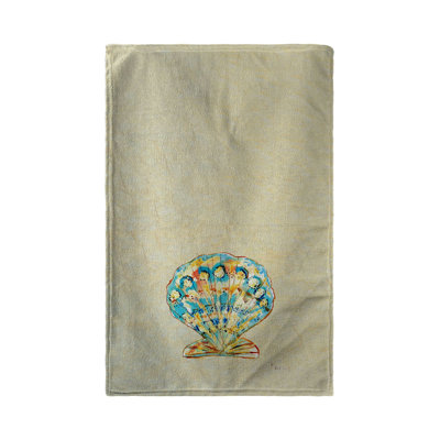 Serviette de cuisine coquille feston