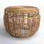 Manda 23.6" Wide Round Standard Ottoman