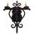 Fleur-de-lis Candle Wall Light