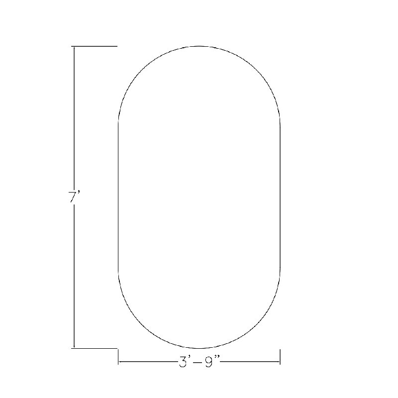Table de conférence Racetrack, L 84 po x l 48 po, Cyprès blanc, Argent argent