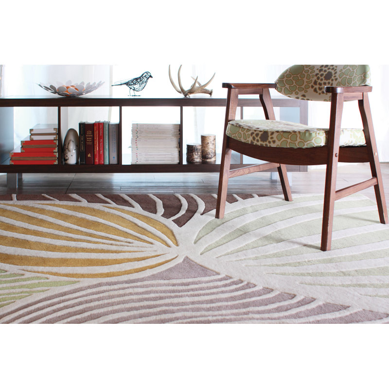 Inhabit Designer Beige Area Rug, 2' x 3'