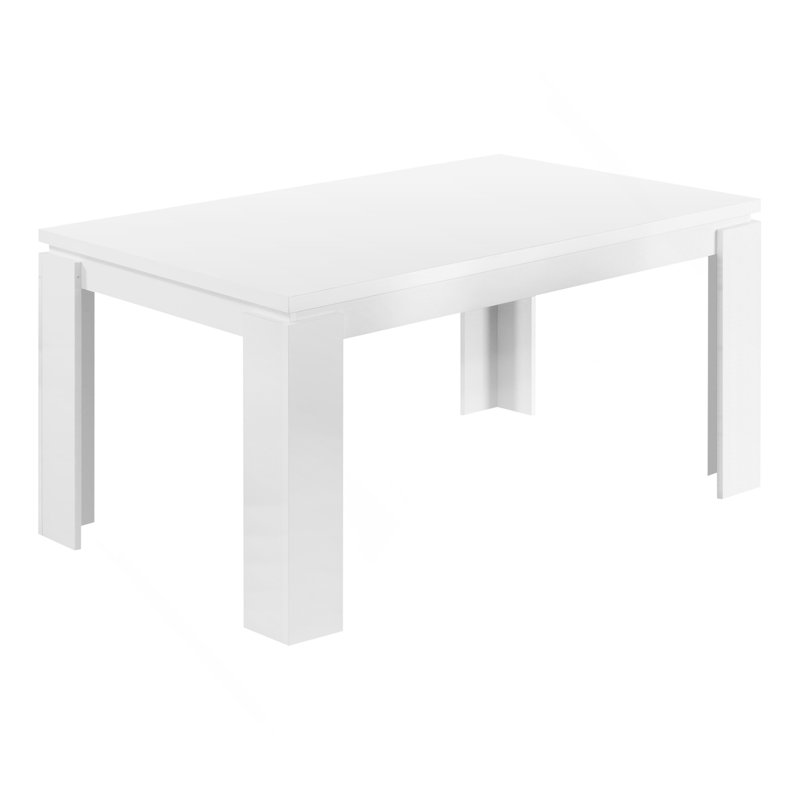 Rectangular Dining Table, White
