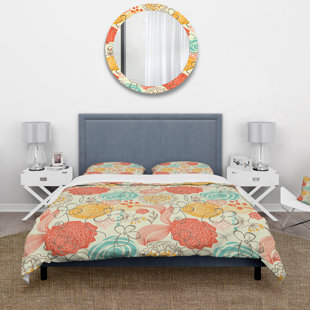 Mid-Century Modern Nature / Floral Bedding Sets You'll Love - Wayfair Canada