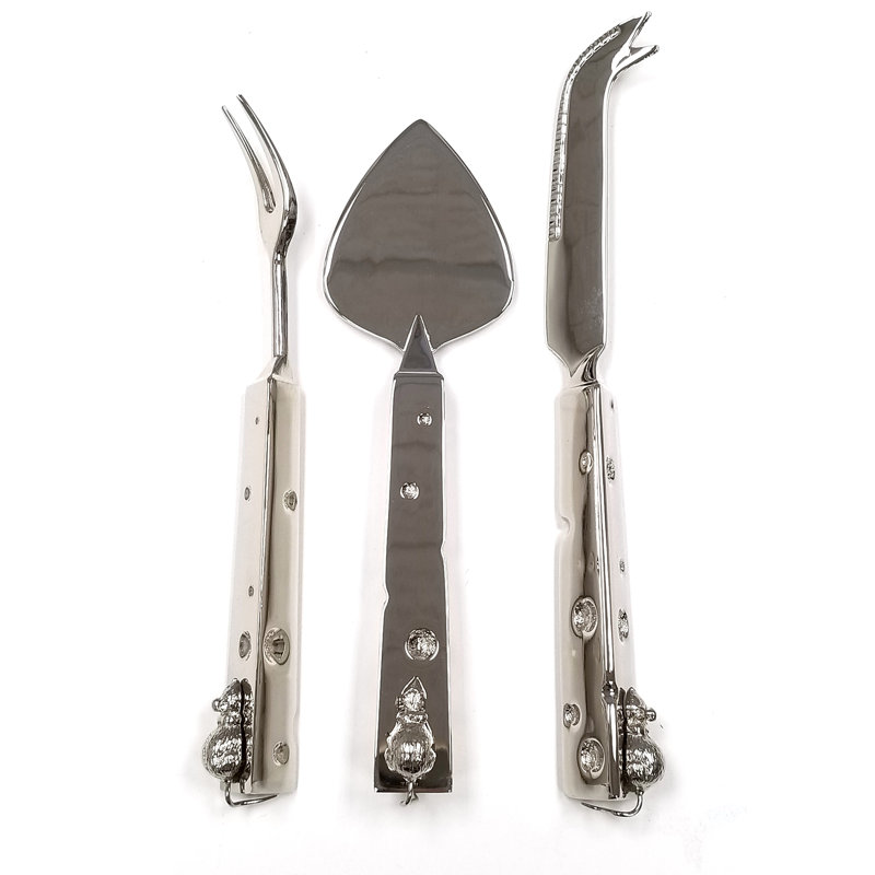 Linch Stainless Steel Cheese Serving Set