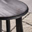 Bois gris foncé - Paire de fauteuils d'extérieur gris moderne pour sièges