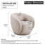 Fauteuil d'appoint pivotant Elegant Boucle-528291759