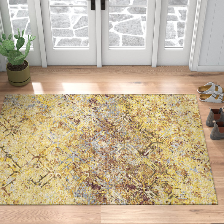  Mahaney Indoor/Outdoor Area Rug with Non-Slip Backing