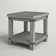 Auberon Solid Wood End Table and Built-In Outlets