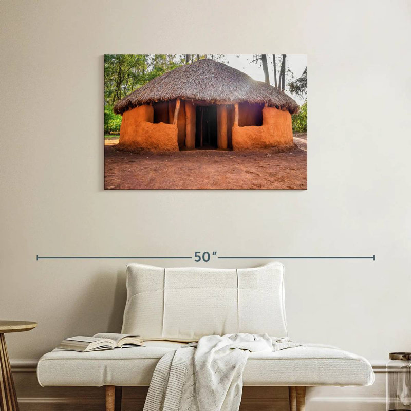 Lilie Kenya Tribal Hut, 24" H x 36" W