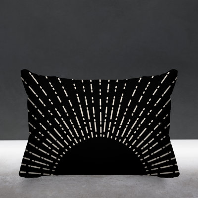 Abstract Outdoor Reversible Throw Pillow