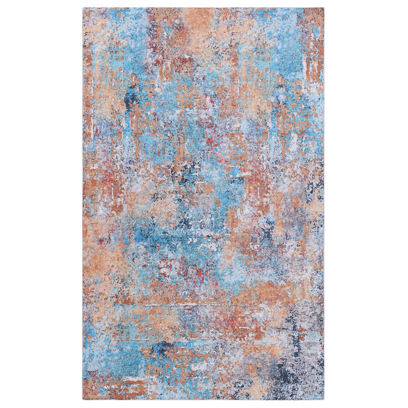 Washable 3X5 Area Rug, Non-Slip Low-Pile Non-Shedding For Home Advancement - Living Room, Bedroom, Kitchen, Dining Room Pet & , Soft Carpet Renovation Stain