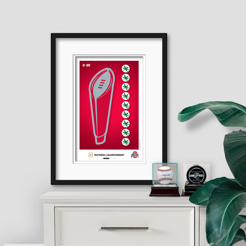 «Ohio State Buckeyes Minimalist 2024 National College Football Champions» par S. Preston