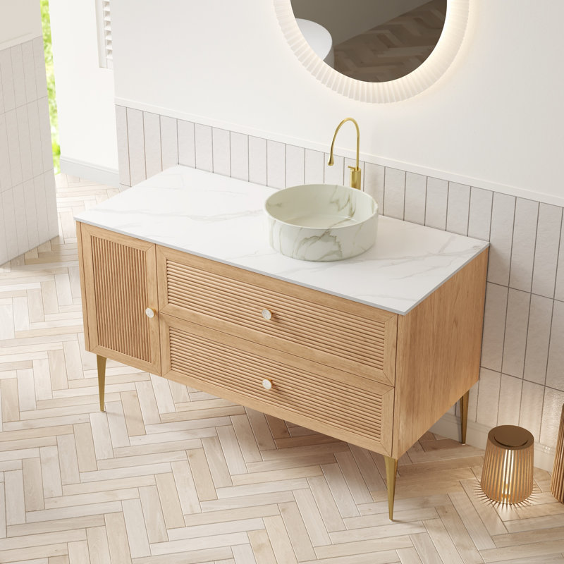Meuble-lavabo simple 48 po avec comptoir