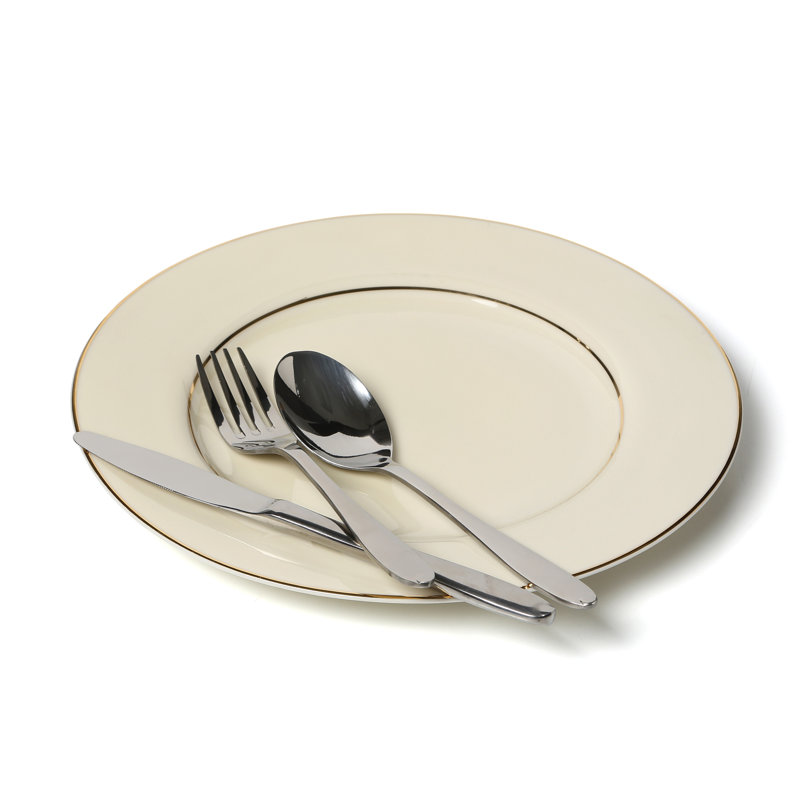 Assiette plate 10,25 po Mechling