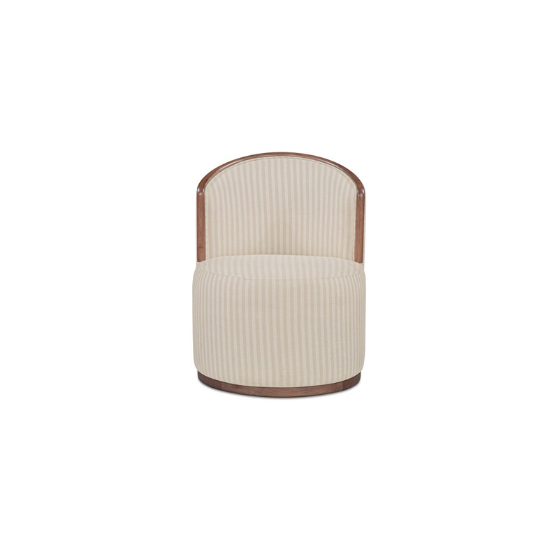 Rossi Swivel Dining Chair Cream, White; Gray