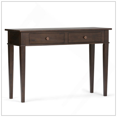 Carlton - Console Sofa Table - Dark Tobacco Brown