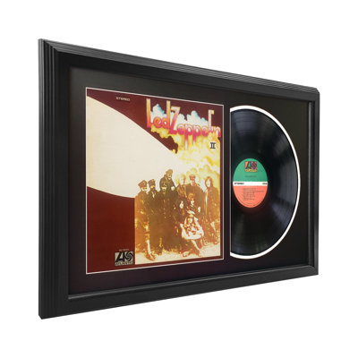 Led Zeppelin "Led Zeppelin II" Framed Record with Black Mat