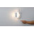 White LED Wall Sconce with Adjustable Spotlight-1256043695
