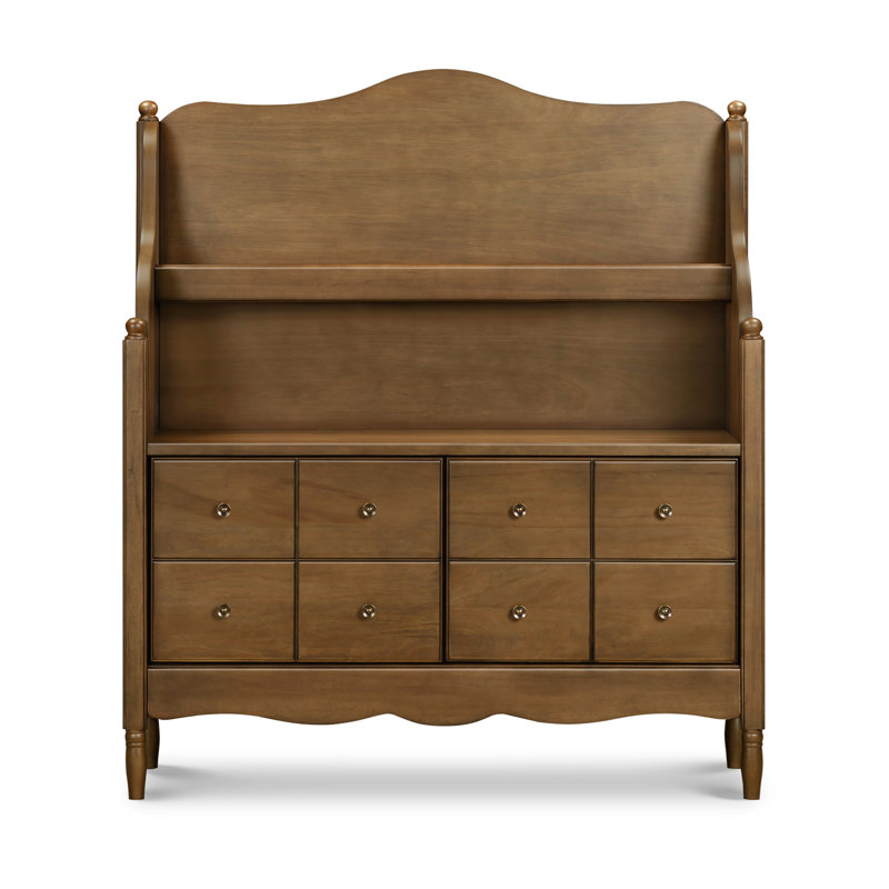 Liberty Library Hutch, Natural Walnut