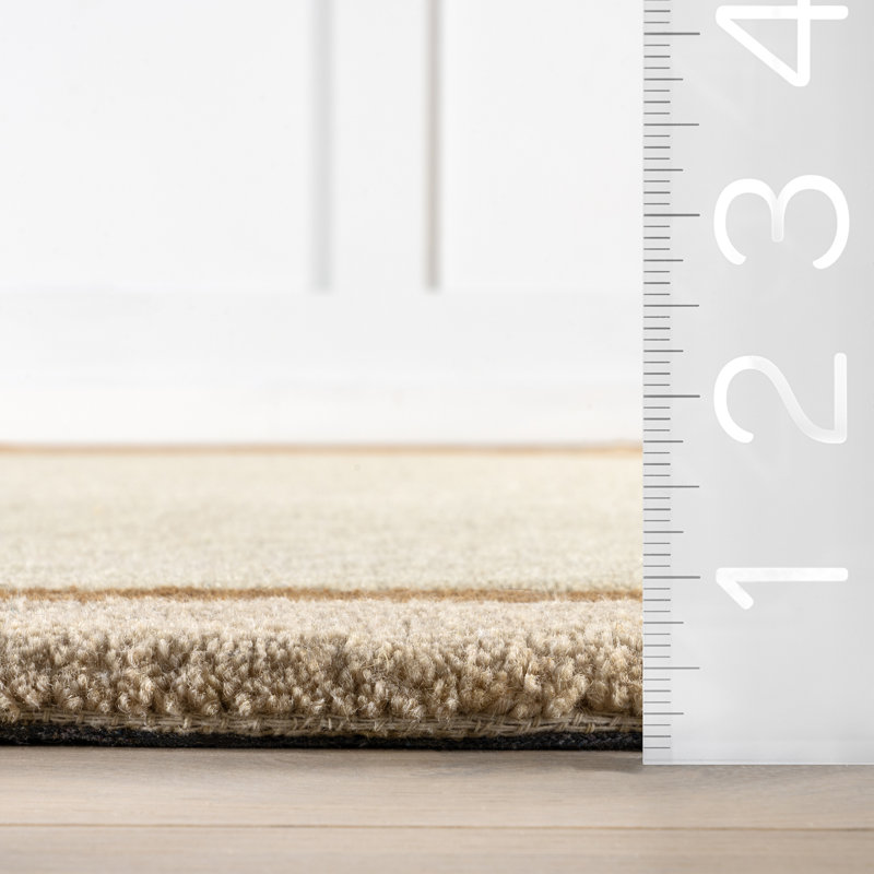 Greenwich Abstract Wool Area Rug, Novelty 7'6" x 9'6"