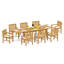 Devon Outdoor 9 - Piece Teak Dining Set