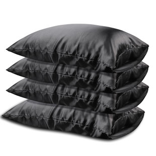  Housse de coussin en microfibre / polyester (Ensemble de 4)