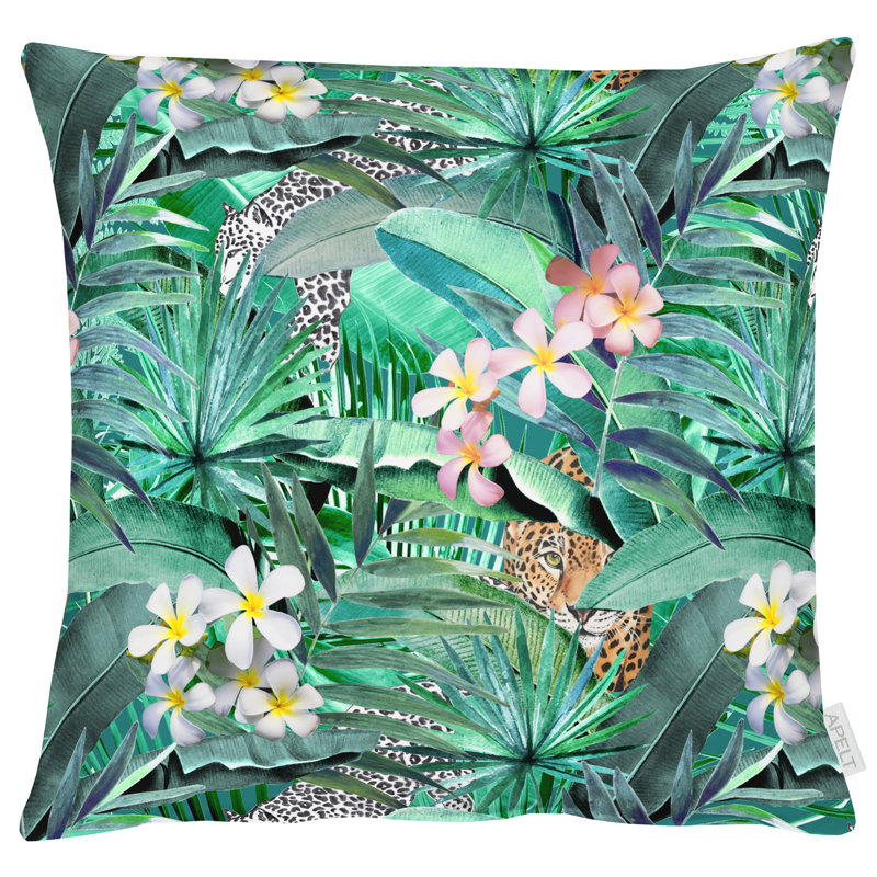 Floral Square Cushion Cover Cushion, 49 x 49cm