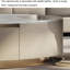 Table basse ovale en marbre clair de luxe-112703256
