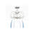Influencer 22 inch Indoor Ceiling Fan with LED Bulb Light Kit and Remote Control - Chrome with Clear blades-57864142