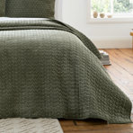 Attica Velvet Embroidered Bedspread