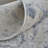 Abstract Machine Woven Rectangle 4' x 6' Polyester Area Rug in Blue/White-1969949500