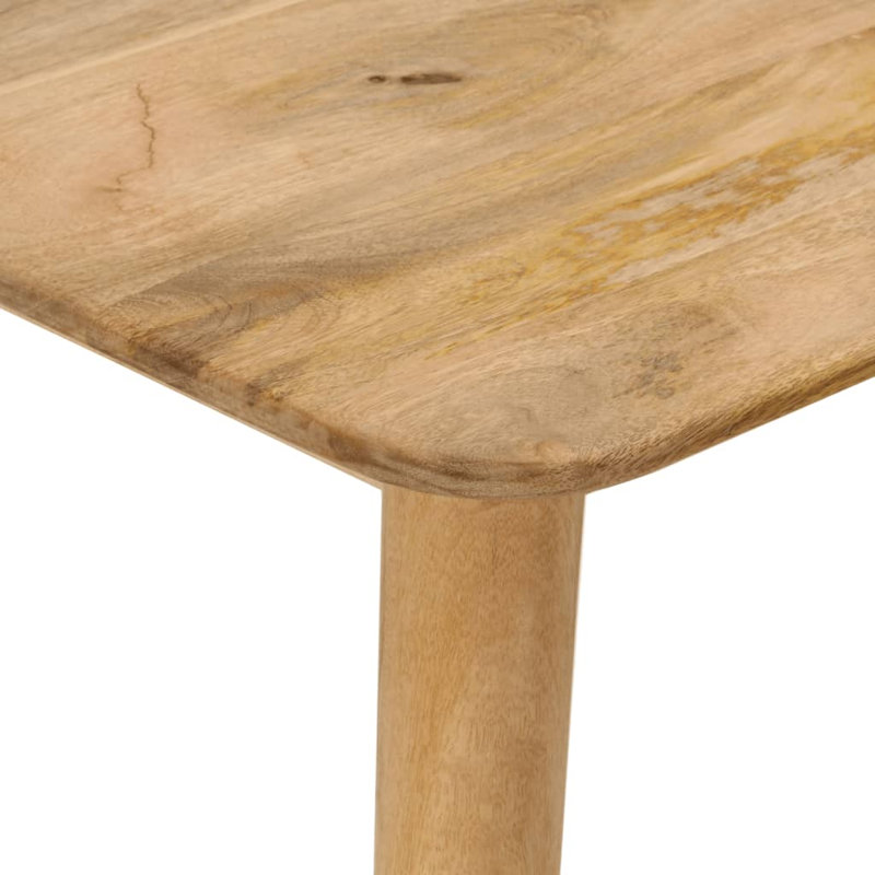 Dining Table Kitchen Table Dining Room Dinner Table Solid Mango Wood, 29.9" H x 44.1" L x 20.5" W