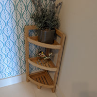 Caitlan Solid Wood Freestanding Bathroom Shelves
