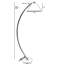 Lampe sur pied de style scandinave, gris clair, hauteur réglable 67,0 pouces | Corps en métal durable avec peinture électrostatique séchée au four | Douille E27 (40 W maximum) | Design moderne pour le salon, la chambre à coucher et le bureau-1311151316-1311151307