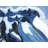 Wave in Motion Blue Braided Polyester Placemat - Modern Decor
