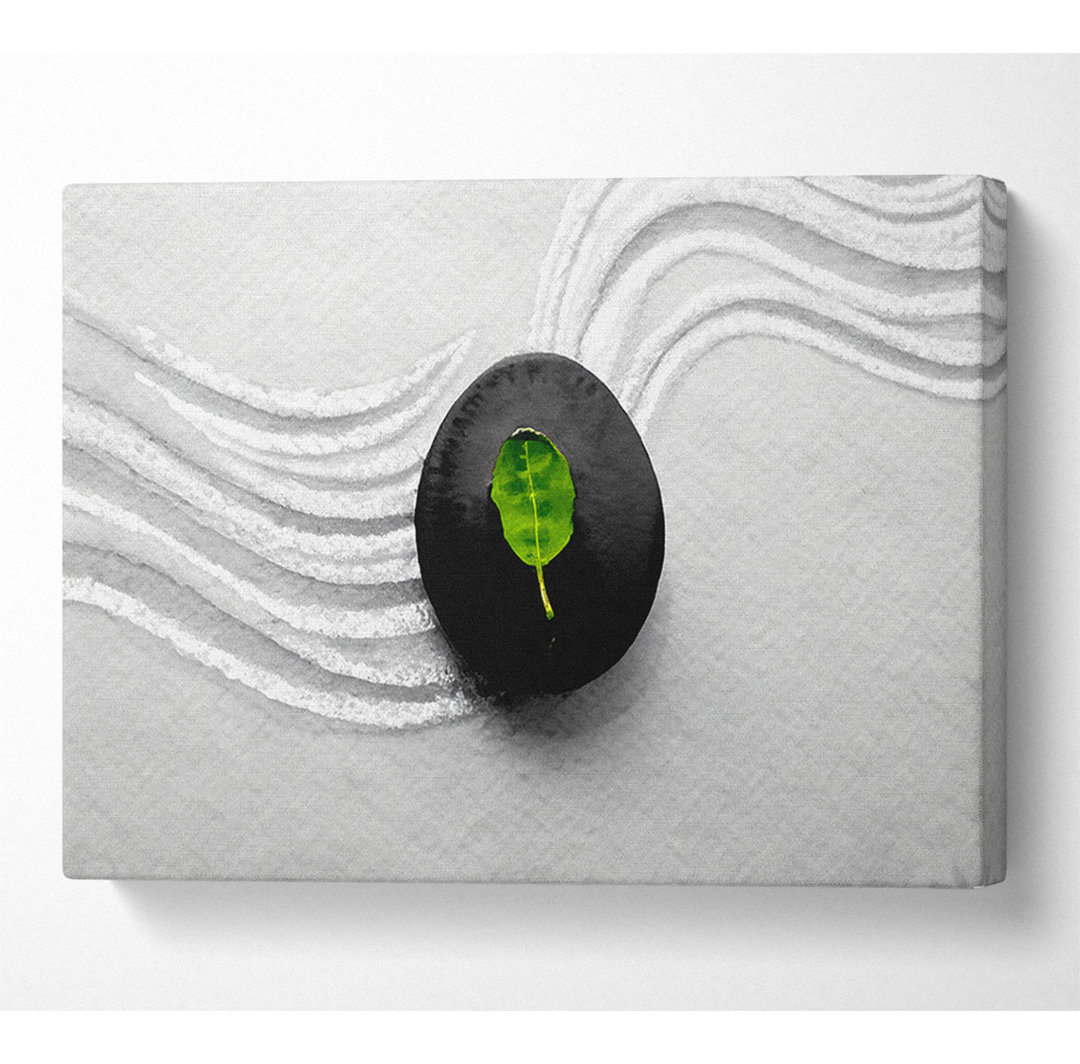 Zen Garden Pebble - Leinwanddrucke auf Leinwand