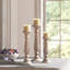 Soteria 3 Piece Wood Tabletop Candlestick Set