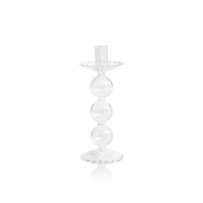 Adrienna 8.75'' H Glass Tabletop Candlestick