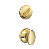 Siena Single Cylinder Interior Knob Set (Exterior Portion Sold Separately)