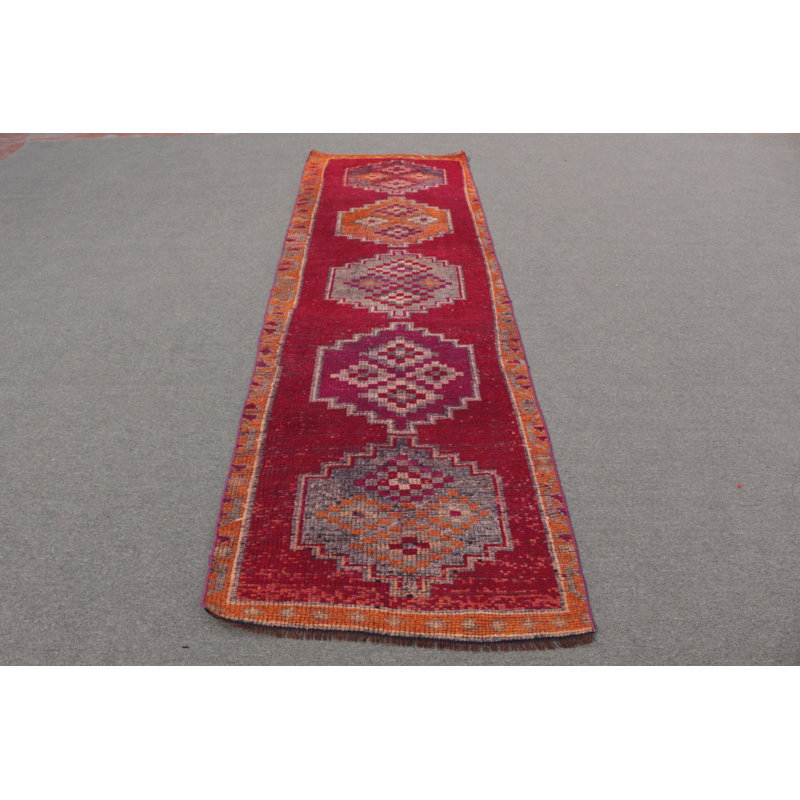 Tapis turc antique exquis rouge idéal pour la décoration de chambre à coucher et de salon