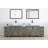  108" Double Bathroom Vanity Set with Mirror-106870362