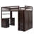 Falishia Kids Full,Twin Loft Bed with Drawers-108320926-108320927