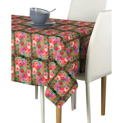 Midland Flower Patches Tablecloth