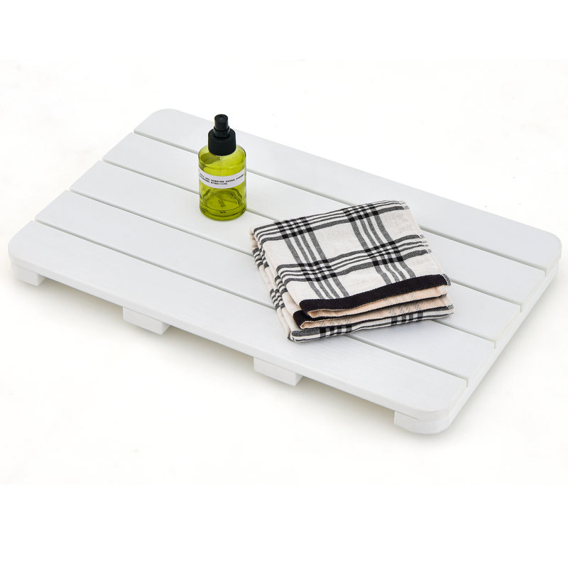 Nealie Bath Mat, White