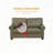 Classic Living Room Nails Sofa Faux Leather-253017794-253017793