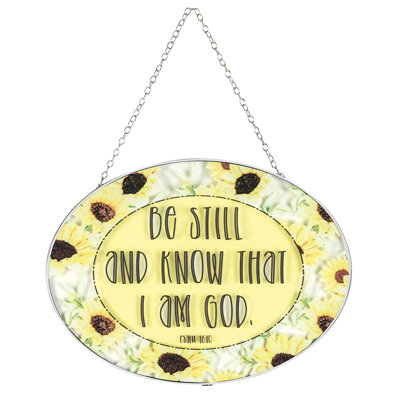 «Dontevious Be Still and Know Suncatcher»