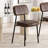 Stylishly Upholstered Tufted Faux Leather Dining Chair: Comfort Meets Elegance-693852833