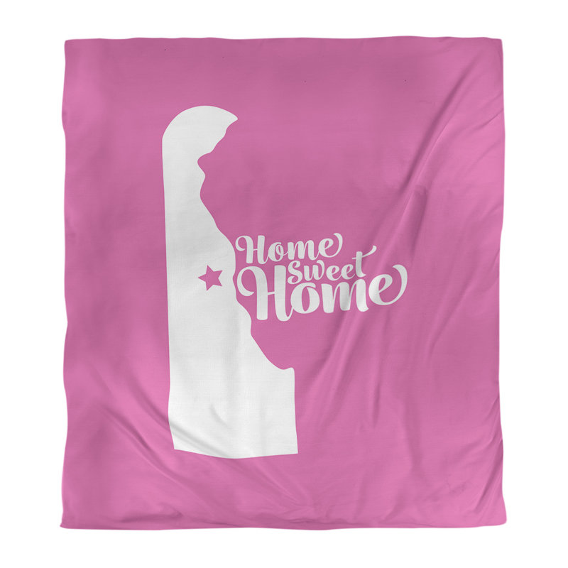 Housse de couette dover doux, Housse de couette pour grand lit, Rose, Polyester brossé